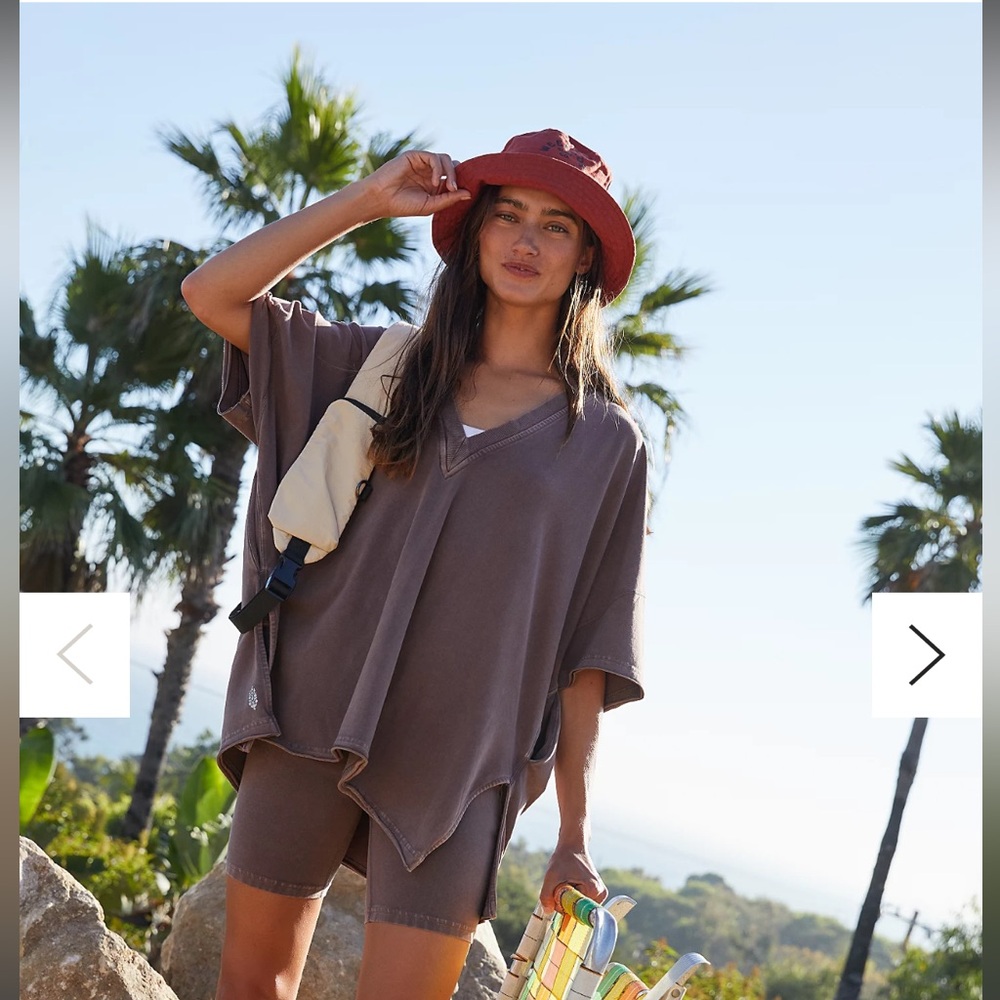 FP Movement Hot Shot Reversible Set in Charcoal Brown